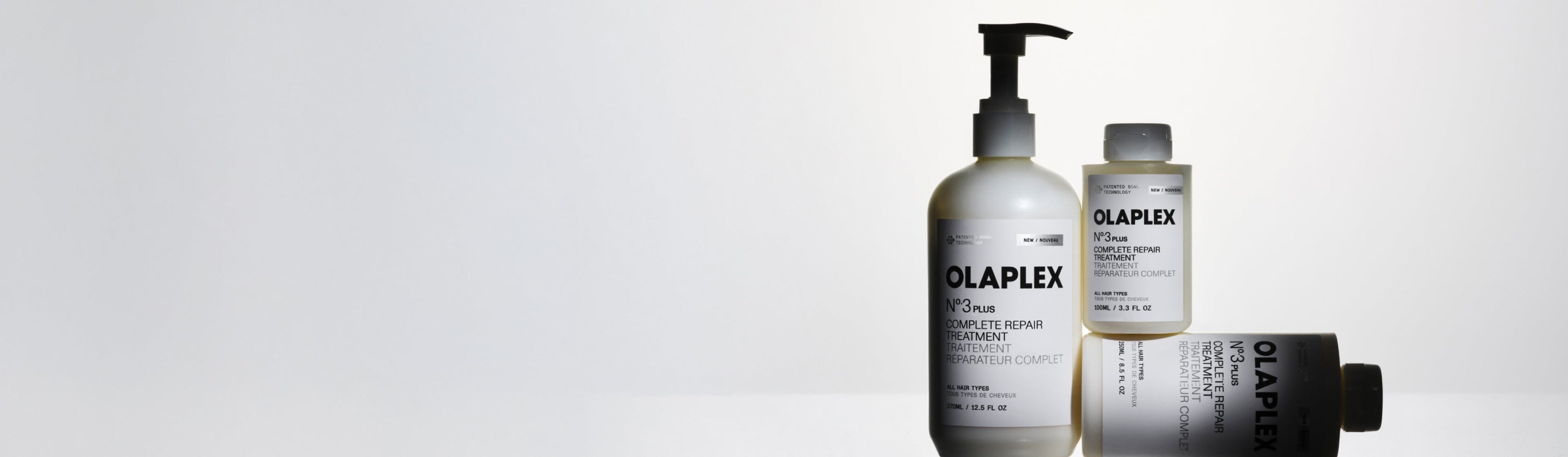 OLAPLEX Nº.3PLUS Complete Repair Treatment in various bottle sizes