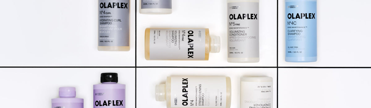 photo grid of various haircare products