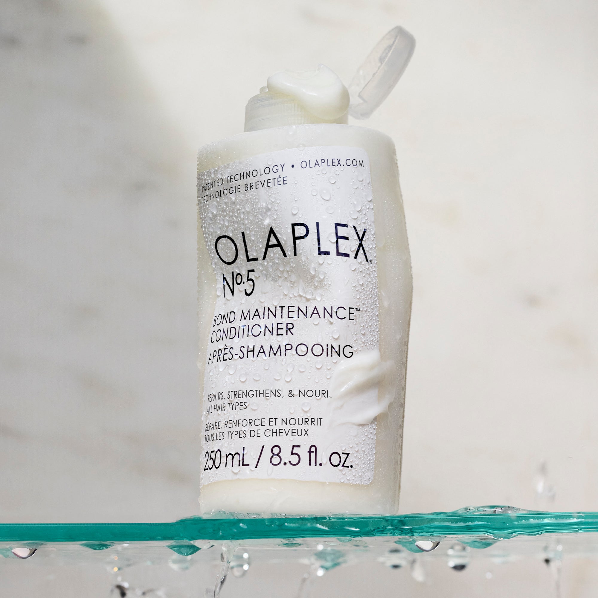 No.5 Bond Maintenance® Conditioner in the shower