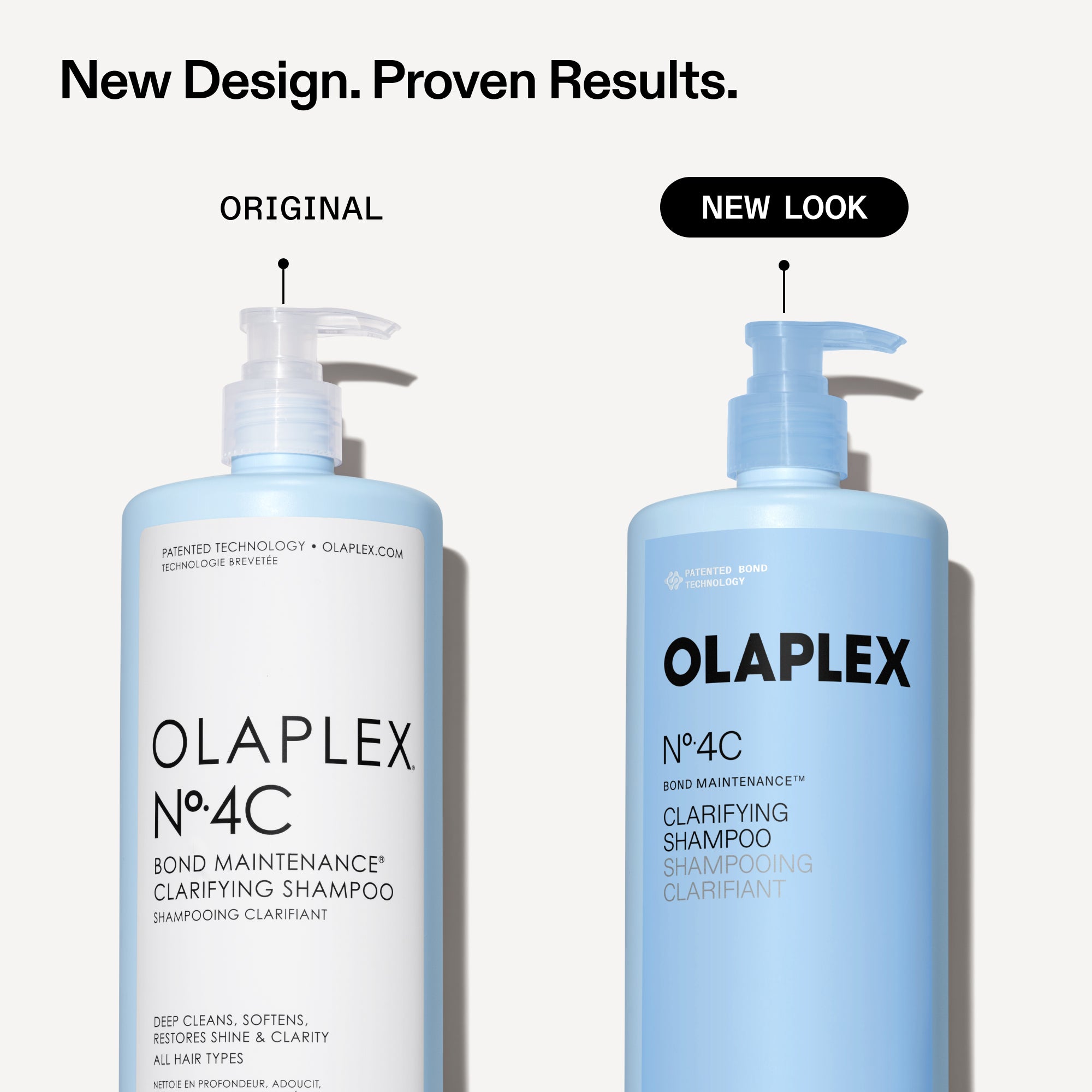 New Design. Proven Results.
ORIGINAL
NEW LOOK