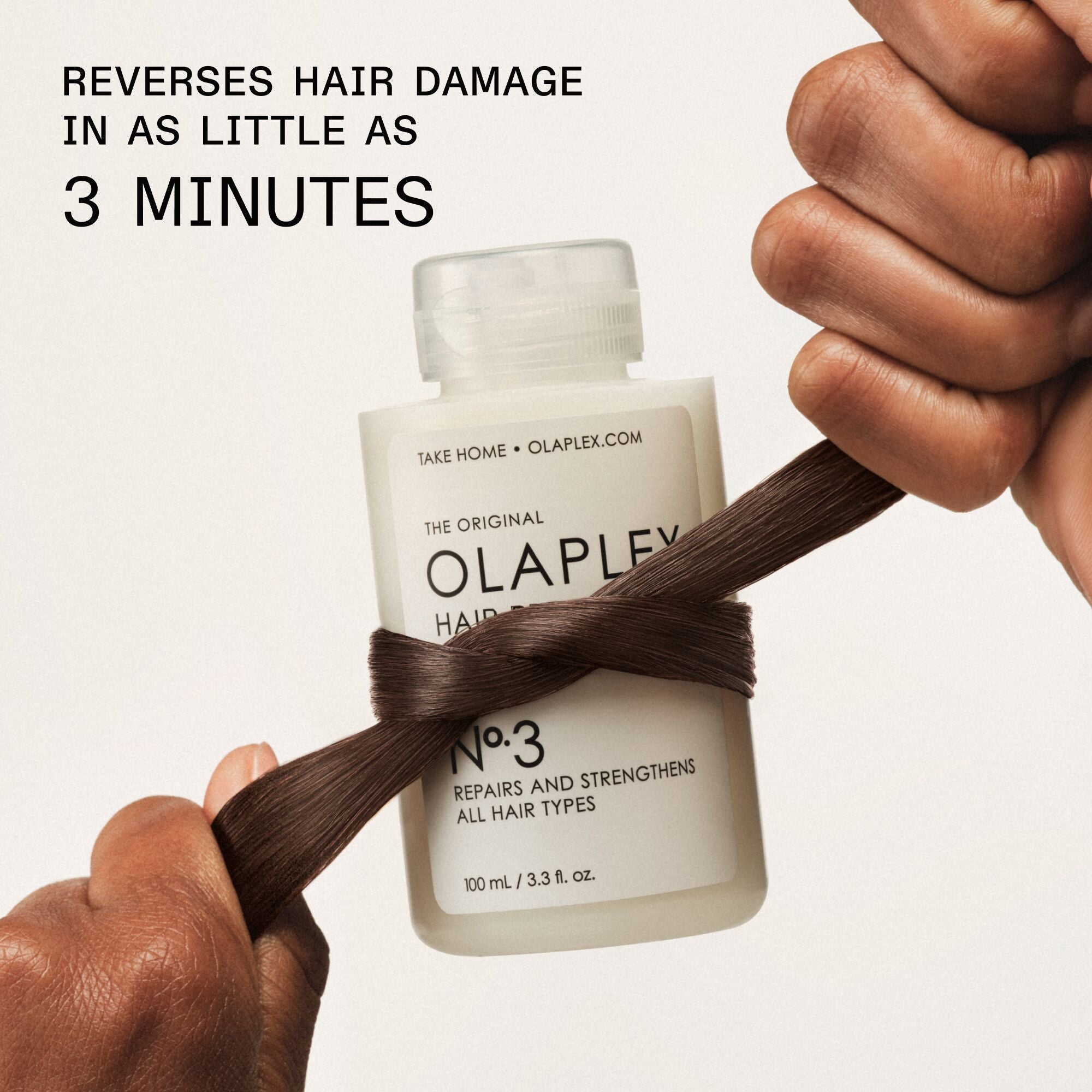 REVERSES HAIR DAMAGE IN AS LITTLE AS 3 MINUTES*

*N°3 Hair Perfector®