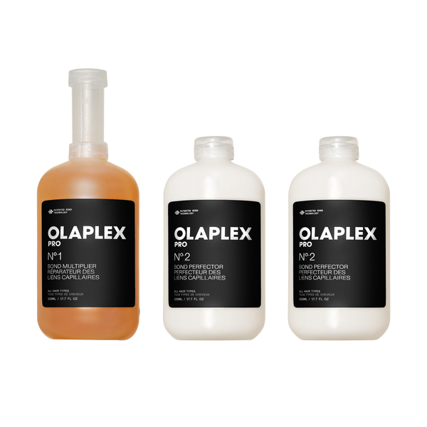 ORIGINAL BOND BUILDING KIT (525mL)
includes
1 - Nº.1 BOND MULTIPLIER®
2 of the Nº.2 BOND PERFECTOR (525mL)
 - main view