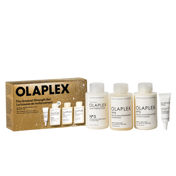 The Greatest Strength Set for Stronger Hair – OLAPLEX Inc. The Greatest Strength Set for Stronger Hair – OLAPLEX Inc.