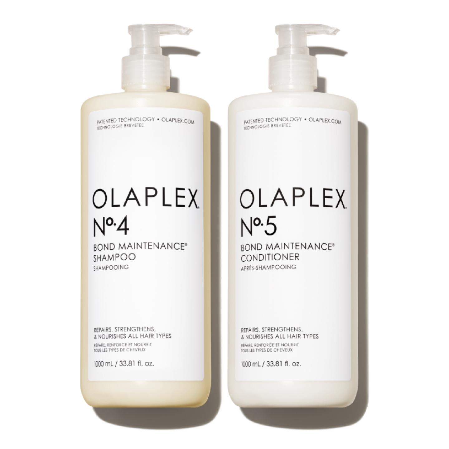 No.4 Bond Maintenance Shampoo and No.5 Bond Maintenance Comditioner